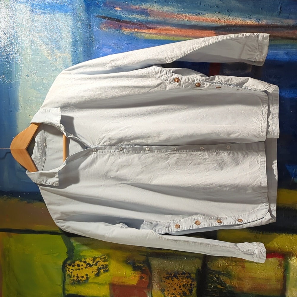 Orta light blue Clara button down shirt